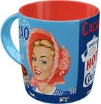 Nostalgic-Art Retro Kakaobecher, 330 ml, Cacao Addicted &ndash; Geschenk-Idee f&uuml;r
