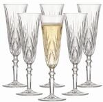 Spiegelau & Nachtmann 6-teiliges Sektgl&auml;ser-Set, Kristallglas, 140 ml, Palais,