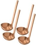 APS 75942 L&ouml;ffel BULQ, 4er-Set, Edelstahl, L&ouml;ffelma&szlig; 4,5 x 4,5 cm, Kupfer 