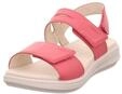Absatzsandale Leder Ella beige