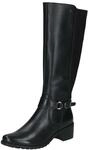 Caprice Women Long Boot Heel Materialmix aus Leder und Textil | 9-25601-47 &ndash;