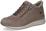 Caprice Women Sneaker High Materialmix aus Leder und Synthetik, braun, 38