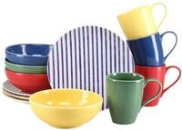 CreaTable, 25427, Serie Mio Viva, 12-teiliges Geschirrset f&uuml;r 4 Personen,
