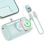 RORRY PalmGo Powerbank,10000mAh Mini Power Bank PD 22.5W Integrierter USB C | 3-in-1