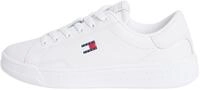 Tommy Jeans Damen Cupsole Sneaker Script Low Top, Wei&szlig; (Ecru), 41