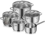 WMF Provence Plus Topfset 5-teilig f&uuml;r Induktion und alle Herdarten, T&ouml;pfe aus