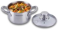 Fackelmann Kochtopf mit Deckel &Oslash; 16 cm &ndash; Edelstahl, 1,9l, ergonomischer...