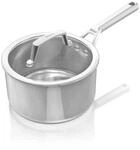 Ninja EverClad Edelstahl-Kochtopf (18 cm) mit Deckel, geeignet f&uuml;r alle...