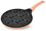 Feel Maestro MR-1222-B Smile Bratpfanne, Schwarz, Orange, Aluminium, &Oslash; 26 cm,...