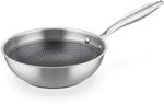 GSW Sauteuse Inoxxa Black, Kleine Edelstahlpfanne, Beschichtete Schwenkpfanne,
