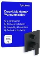 Duravit Manhattan Wannenarmatur Unterputz f&uuml;r 2 Verbraucher,...