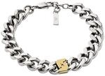 Emporio Armani Herrenarmband aus Edelstahl oder Perlen mit Karabinerverschluss