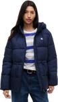 Tommy Jeans Damen Pufferjacke Midi mit Kapuze