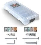 TOX L-BOXX Micro Indoor in stapel- und verklickbarer Sortierbox, D&uuml;belset mit
