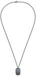 Armani Exchange Herren-Edelstahl-Halskette mit Karabinerverschluss
