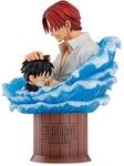Ichibansho IS72407 Shanks & Luffy One Piece Figur, Red Hair Pirates, 15 cm,