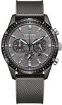 Citizen Herrenuhr Edelstahl, Schwarz, 39 mm, CA4625-02H | Analog Chronograph,