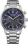 Citizen Eco-Drive Herrenuhr Edelstahl, Blau, 42 mm, CA4720-52L | Analog...