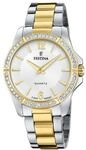 Festina Damenuhr Analog aus Edelstahl 316l Multi | Quarzwerk,...