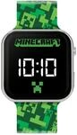 Minecraft L&auml;ssige Armbanduhr MIN4273, gr&uuml;n, Modern