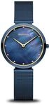 Bering Damen Quarz Uhr | Armbanduhr 32 mm Edelstahlgeh&auml;use und Zifferblatt 