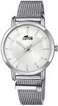 Lotus Damen Uhr Analog aus Edelstahl 316L Silber - Quarzwerk - Mineralglas