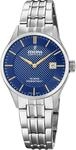 Festina Swiss Made Damenuhr Analog aus Edelstahl 316l Silberfarben | Quarzwerk,