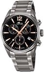 Lotus Herrenuhr Analog aus Edelstahl 316l Grau | Quarzwerk, Chronograph,...