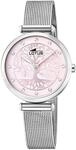 Lotus Damenuhr Analog aus Edelstahl 316l Silberfarben | Quarzwerk,