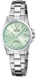 Festina Swiss Made Damenuhr Analog aus Edelstahl 316l Silberfarben | Quarzwerk
