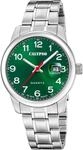 Calypso Herrenuhr Analog aus Edelstahl 316l Silberfarben | Quarzwerk, Kalender,