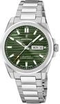 Festina Swiss Made Herrenuhr Analog aus Edelstahl 316l Silberfarben | Quarzwerk
