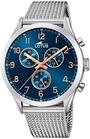 Lotus Herrenuhr Analog aus Edelstahl 316l Silberfarben | Quarzwerk, Chronograph,
