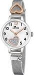 Lotus M&auml;dchenuhr Analog aus Edelstahl 316l Silberfarben | Quarzwerk, Kinderuhr,