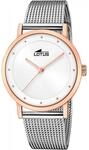Lotus Damenuhr Analog aus Edelstahl 316l Silberfarben | Quarzwerk,