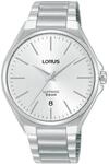 LORUS Herren Analog Quarz Uhr mit Edelstahl Armband,Silber