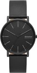 Skagen Signatur Watch for Men, Quartz Three Hand Movement with Leather Strap