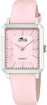 Lotus Damen Uhr Analog Leder Rosa - Quarzwerk - Mineralglas hochresistent - 5 ATM