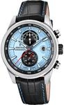 Festina Herren-Armbanduhr, zeitlos, Chronograph, Leder, Gr&uuml;n