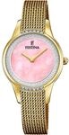 Festina Damenuhr Analog aus Edelstahl 316l | Quarzwerk, Widerstandsf&auml;higes