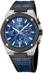 Festina Swiss Made Herren-Chronographenuhr aus Stahl mit Lederarmband F22003/2