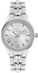 Police Damenuhr Banff Quarz Silber Edelstahl, Edelstahlarmband, 36 mm,...