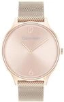 Calvin Klein Analoge Quarzuhr f&uuml;r Damen der Timeless Mesh 38mm Kollektion mit