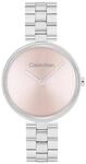 Calvin Klein Gleam Collection Analoguhr f&uuml;r Damen mit Lederarmband