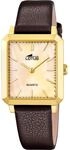 Lotus Damen Uhr Analog Leder Braun - Quarzwerk - Mineralglas hochresistent - 5 ATM