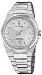 Festina Swiss Made Herrenuhr Analog aus Edelstahl 316l Silberfarben | Quarz,