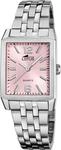 Lotus Damenuhr Analog aus Edelstahl 316l Silberfarben | Quarzwerk,