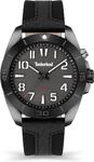 Timberland Herren Armbanduhr Warrick in der Farbe Schwarz mit Nylonarmband,