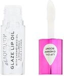 Makeup Revolution, Glaze Lip Oil, Pflegendes Lippen&ouml;l, Lust Clear, 4.6ml