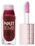 Revolution Pout Bomb Plumping Lip Gloss, Light Mauve | Aufbaubar, Hoher Glanz f&uuml;r